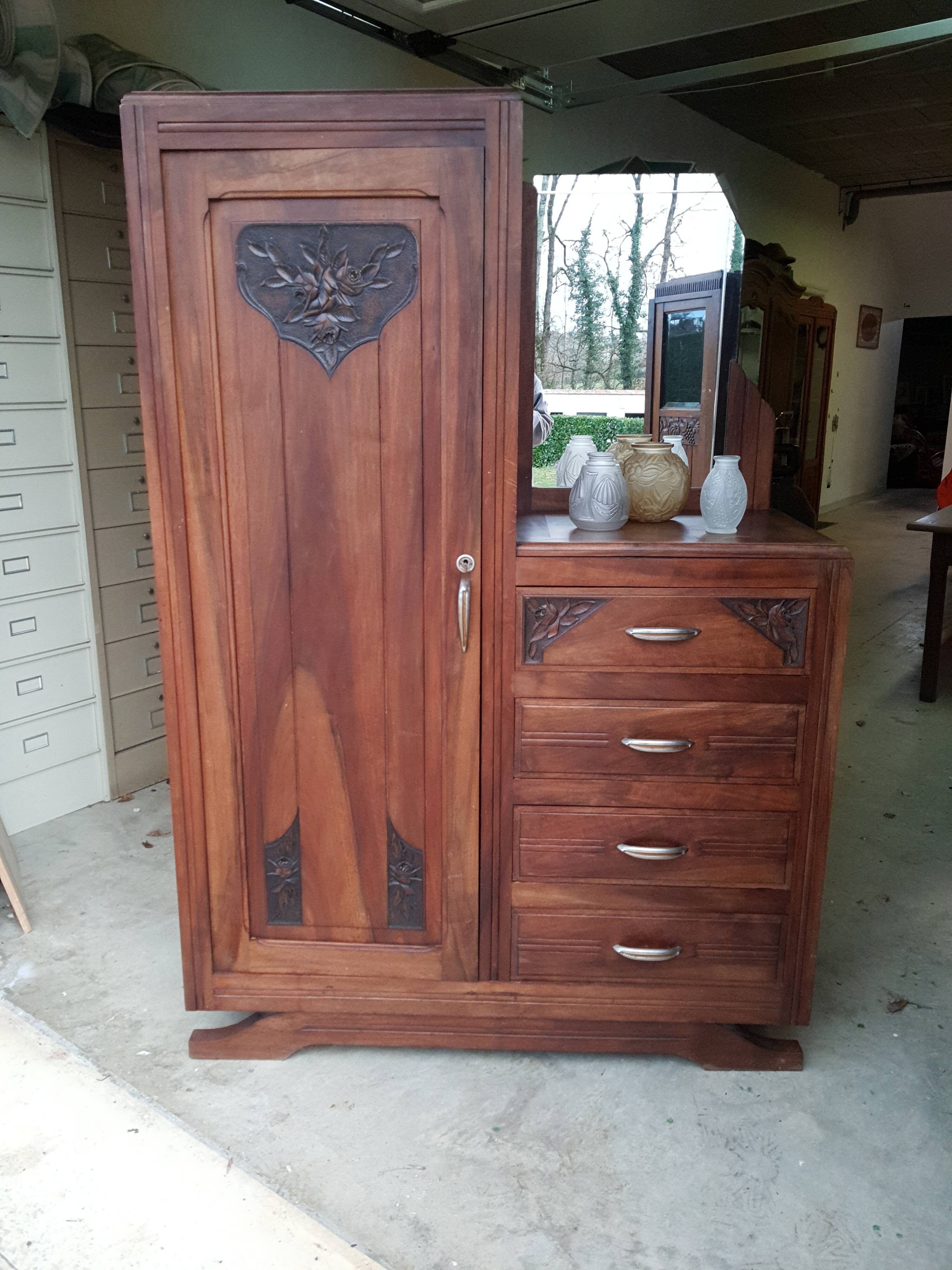 Vintage asymmetrical Parisian wardrobe