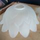 Set of 3 Art Deco glass paste pendant lights