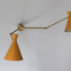 Apply Italian double cone yellow-orange "cocotte" of the 50 year
