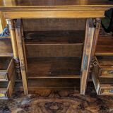 Walnut bleacher desk