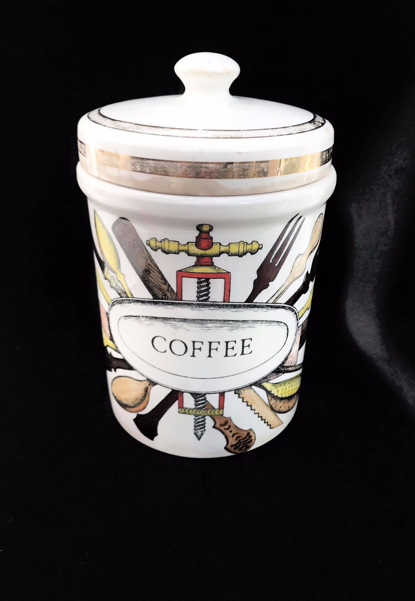 Fornasetti coffee jar