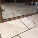 Louis Philippe mirror with gold leaf