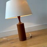2 pieds de lampes en teck, Suède années 70-80