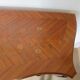 Louis XV commode - 2 drawers - floral marquetry - bronze ornament - 1950