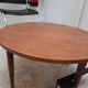 Round Scandinavian coffee table