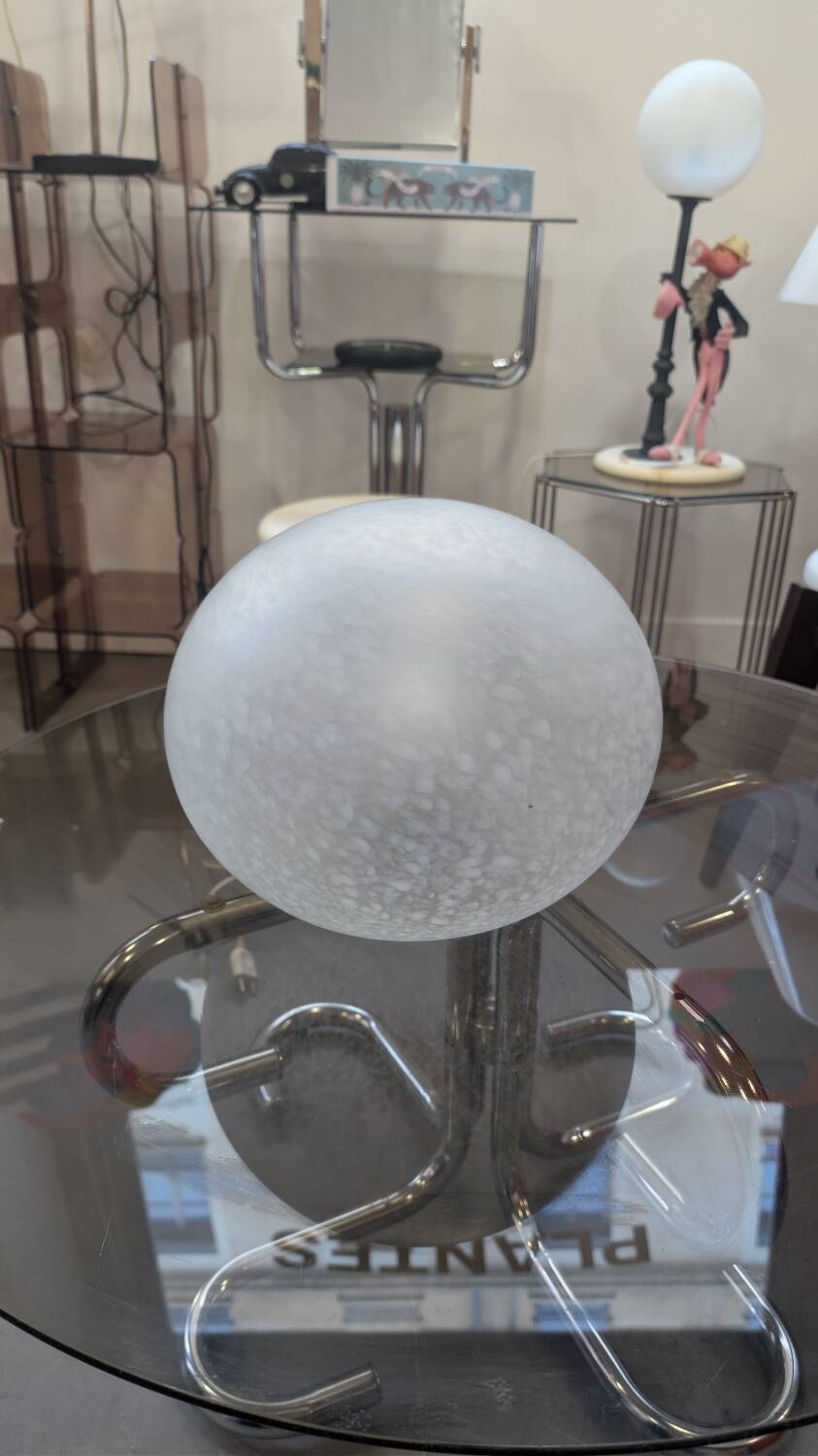 Italian glass pebble lamp from the 70s/80s.