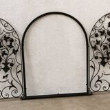 Wrought iron wall gate