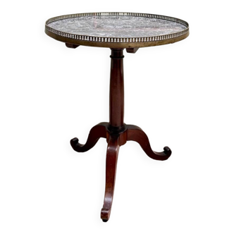 Pedestal Table In Mahogany Tripod, Louis XVI XVIII Eme Century