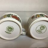 Pair of Villeroy & Boch Summer Day cups