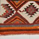 Orange & Brown Vintage Kilim Runner Rug, Oriental Pattern Hallway Carpet