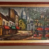 Oil on canvas-Montmarte