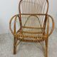 Vintage rattan armchair