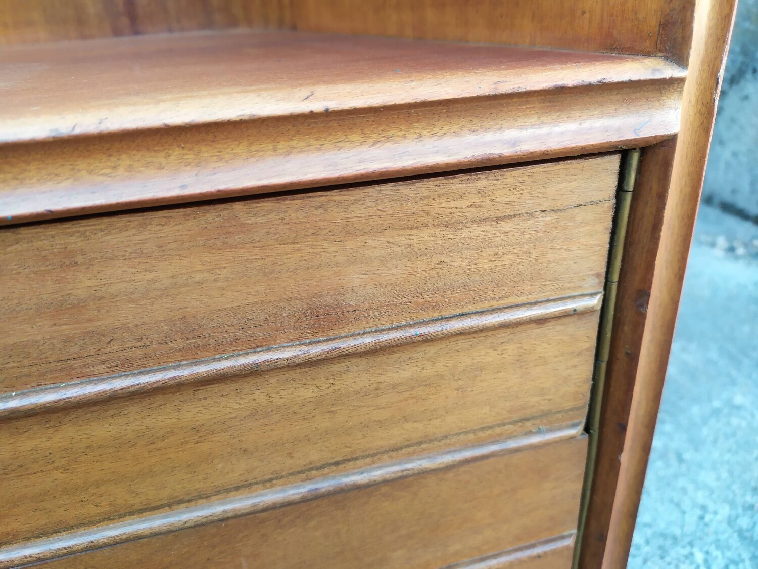 Vintage headboards and bedside tables