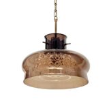 Large Mid-Century Scandinavian Glass Ceiling Light by Carl Fagerlund, 1960s