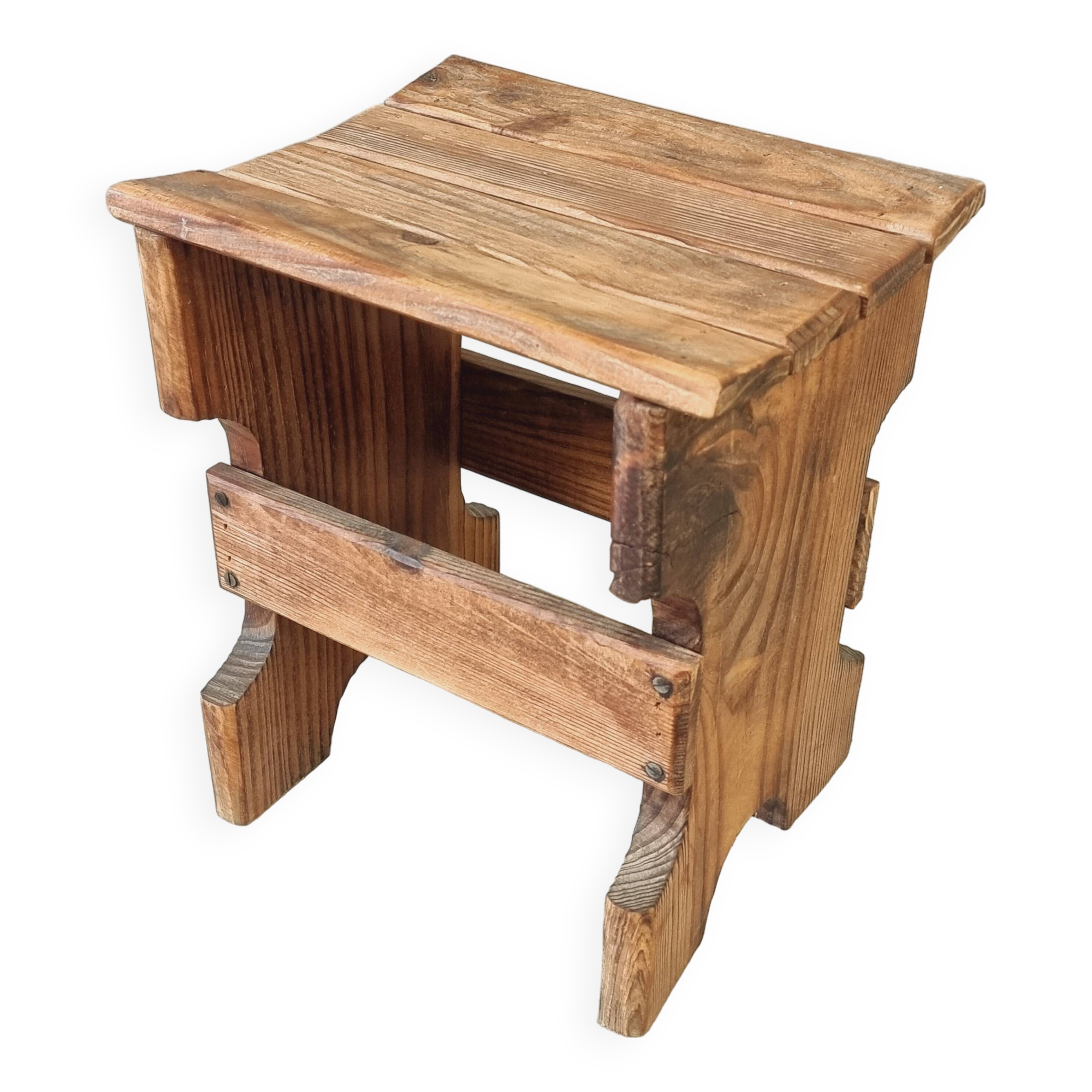 Vintage stool footstool plant table side table