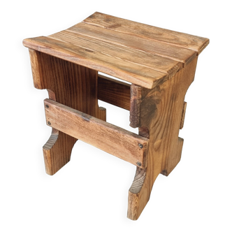 Tabouret repose-pieds vintage table à plantes table d'appoint