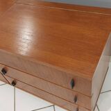 Commode Teck vintage 1970