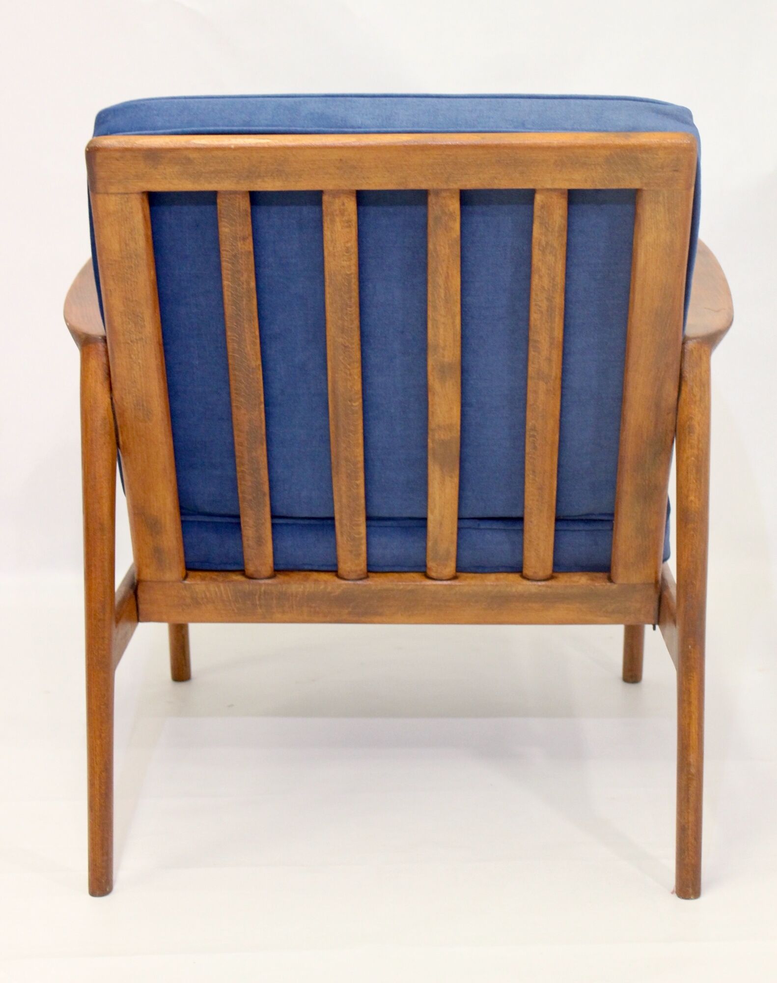 Chair by Stefan de Swarz-dzkie Fabryki Mebli, 1960 blue
