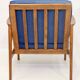 Chair by Stefan de Swarz-dzkie Fabryki Mebli, 1960 blue