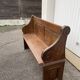Vintage church pew