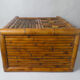 Meuble d'appoint chiffonnier en rotin bambou ethnique vintage