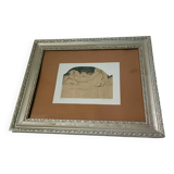 Engraving, nude, François Verdier