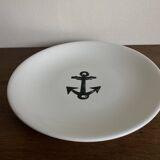 Gien centerpiece for Primavera Le Printemps 1960 Riviera marine anchor