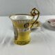 Tasses à café Napoléon en porcelaine début XXème