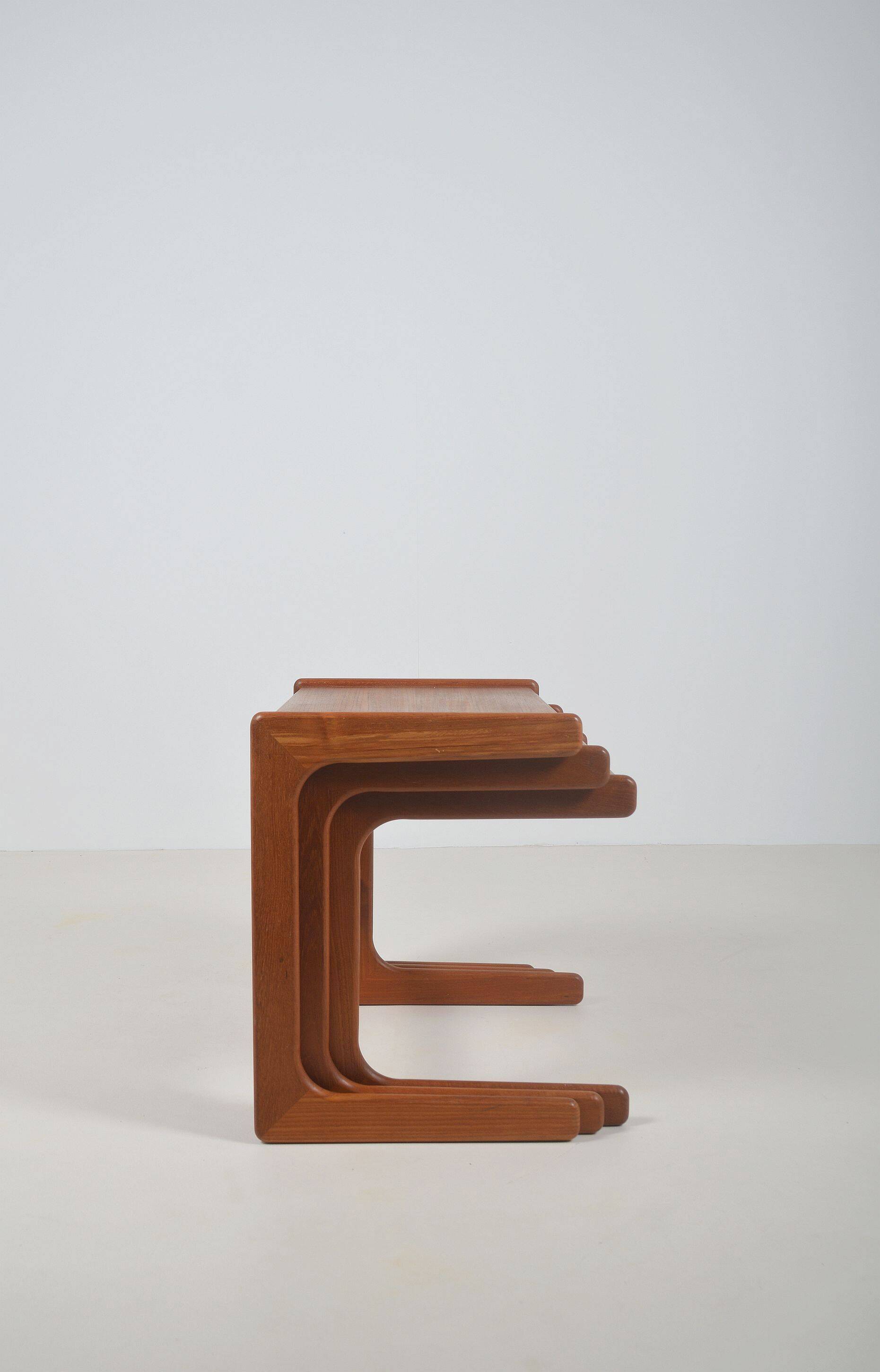 Set of Danish nesting tables by Salin Møbler, 1960s