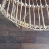 Vintage rattan armchair