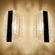 Pair  Vintage glass sconces from Kaiser