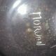 Plate signed Morvan valaurys style