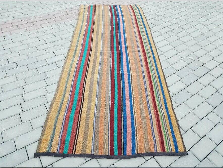Tapis de couloir turc vintage 104x264 cm