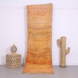 Vintage Moroccan Runner Rug 91 x 292 cm - Orange Runner Rug - Berber Rug