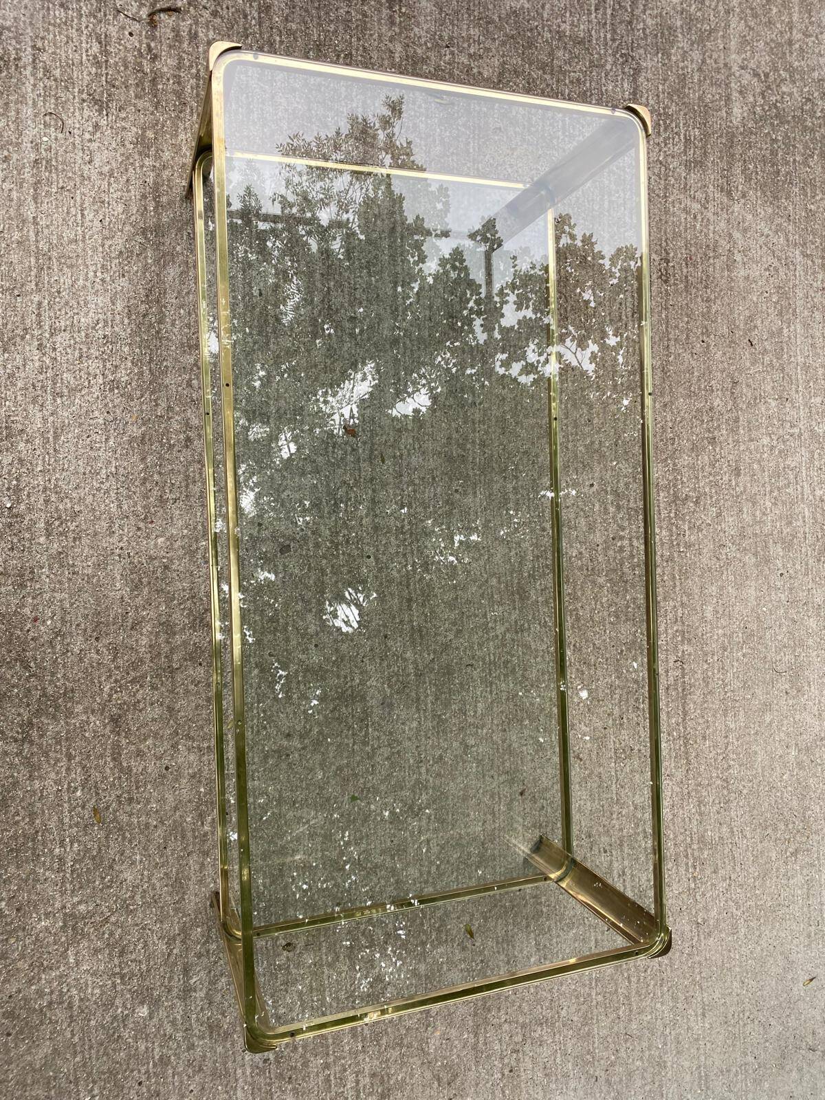 Bronze coffee table signed J.T. Lepelletier for Broncz 1960 111cm
