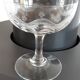 Set of 9 champagne glasses in crystal engraved XIXth
