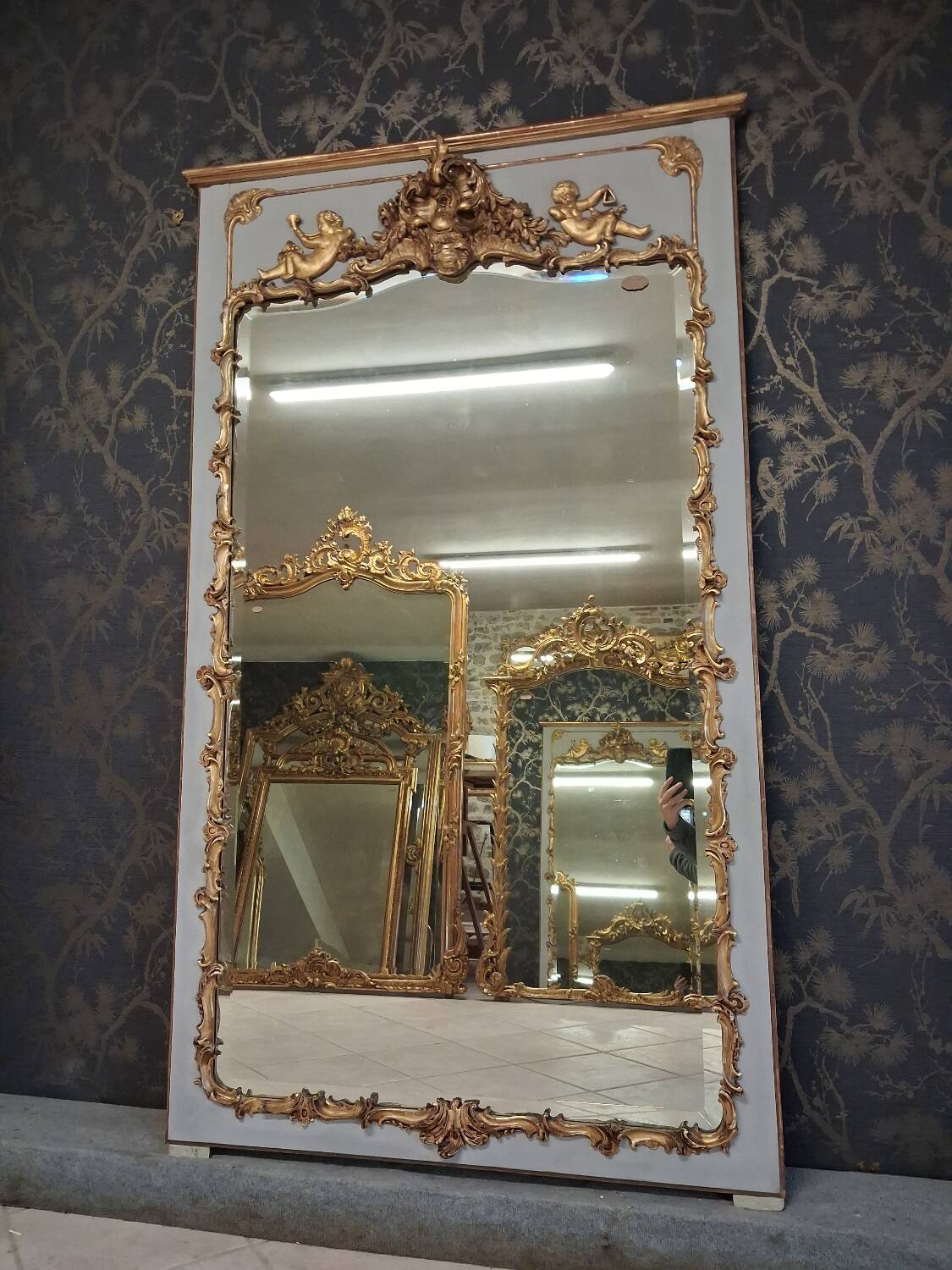 Napoleon III mirror/trumeau, 187 x 111