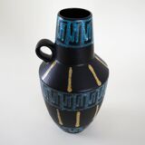 Ceramic vase, German design, 1980s, manufacturer: West Germany