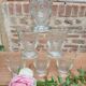 6 bistro water glasses