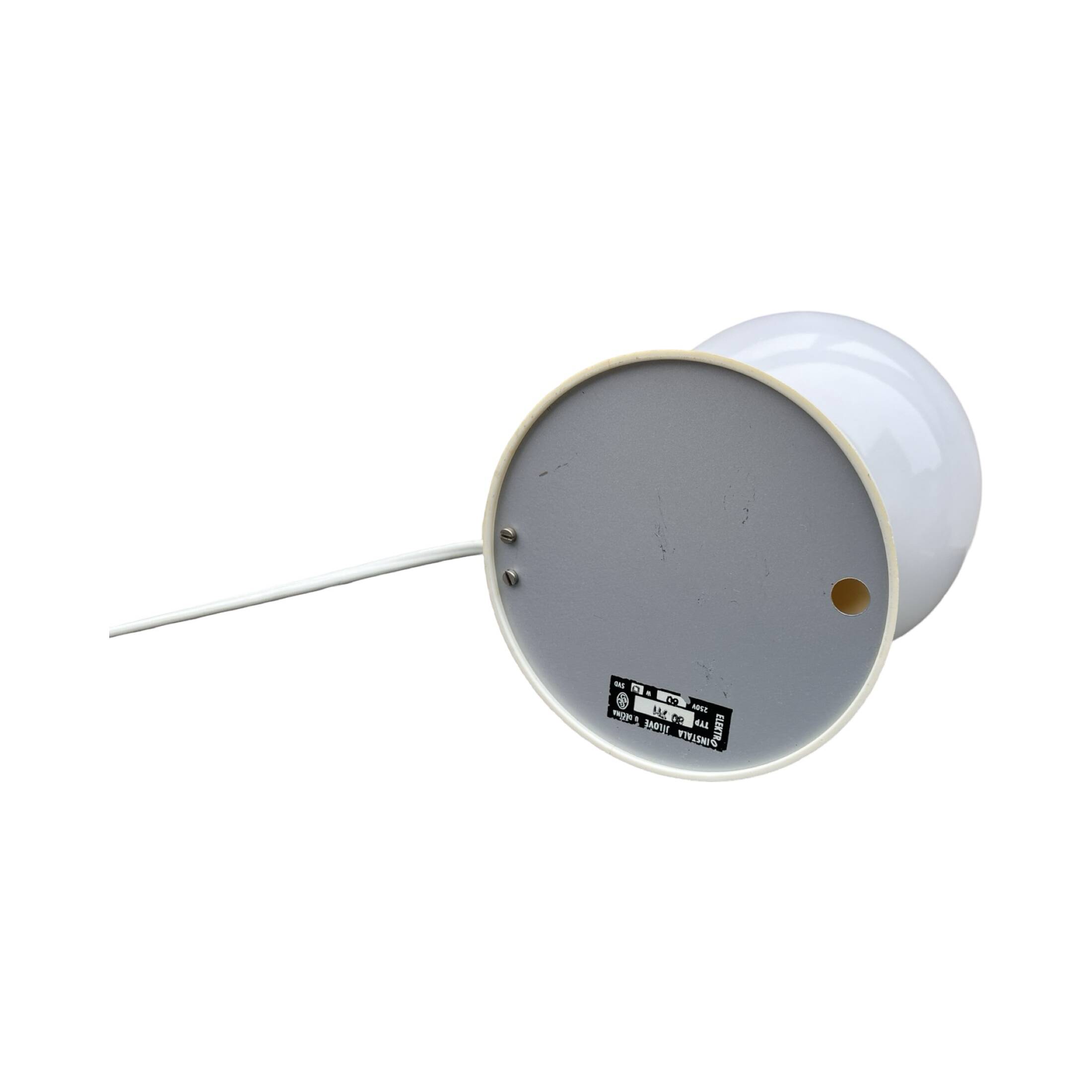 Lampe de nuit Elektroinstal JILOVE, Tchécoslovaquie, années 1970.
