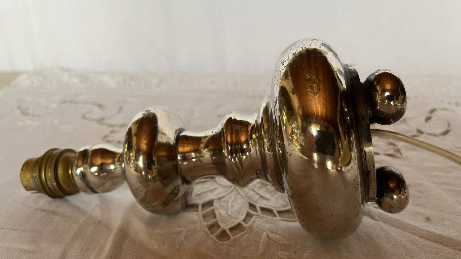 Metal lamp base 50s/60s
