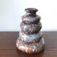 Speckled ceramic vase, Belgium, circa 196O.