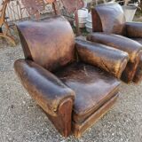 Pair of club chairs