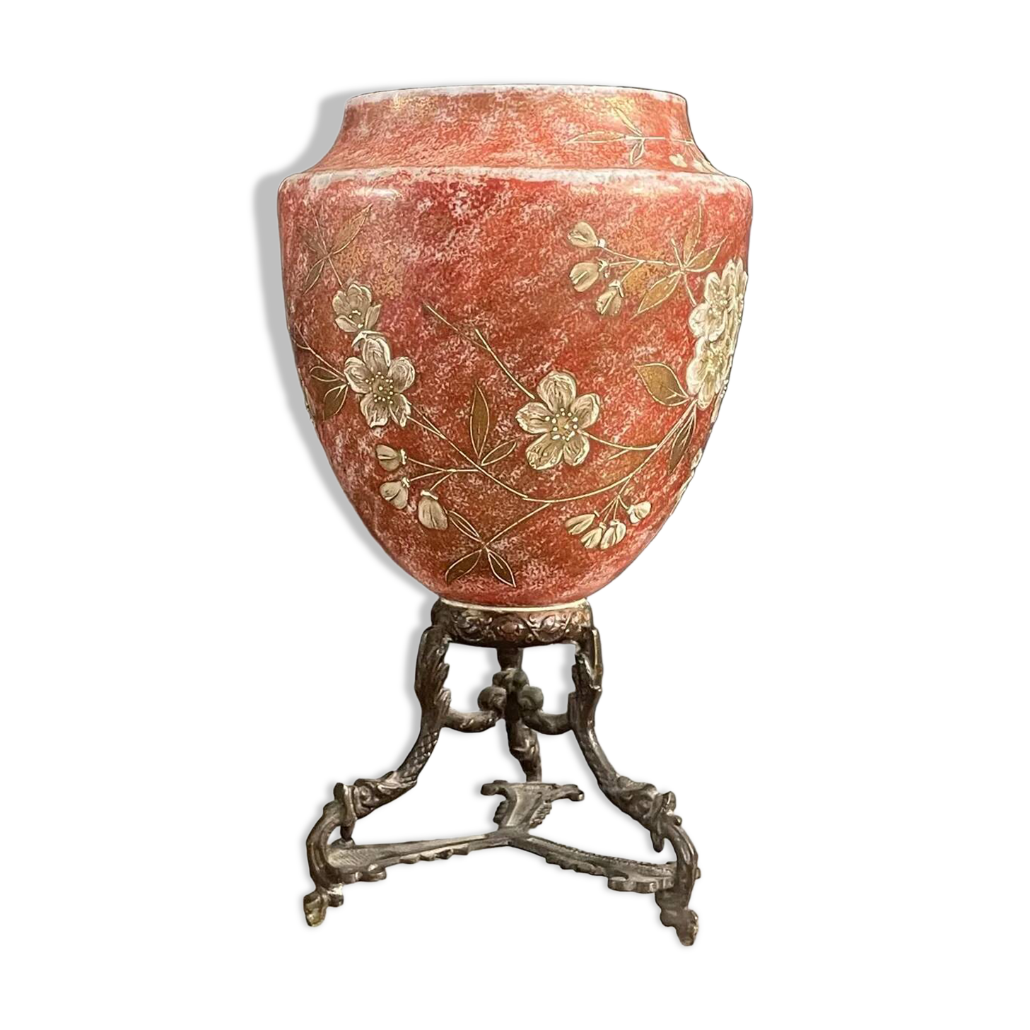 Bronze footed vase - Ref 1136