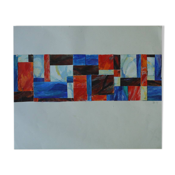 Margareta Treutiger, Aquarelle, 1977