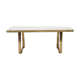 Mosaic & brass coffee table by Berthold Muller