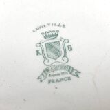 Hollow plate Faïence Lunéville France K&G (Keller Guérin) Tradition