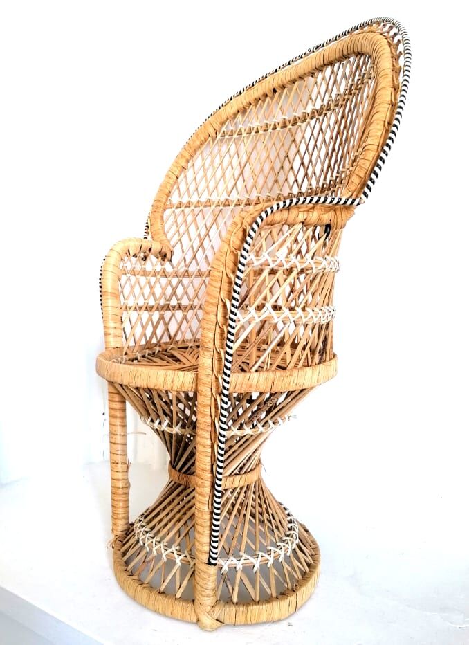 Emmanuelle armchair in doll rattan 48 cm