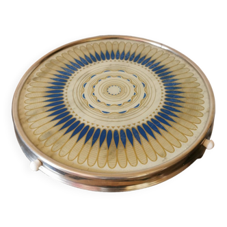 Vintage trivet, turntable