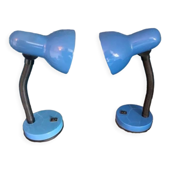 Duo of desk or bedside lamps Seylumiere